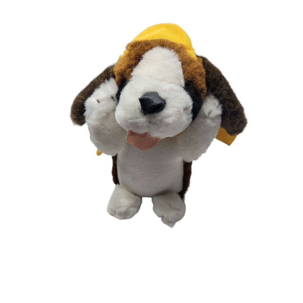Advertising SMART Delivery Plush Saint Bernard Dog Plush Stuffed Toy 7" Tall